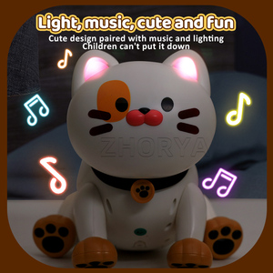 Zhanya电子宠物玩具遥控机器人交互式Rc编程特技智能宠物触摸感应猫伴侣机器人 - Product Image 4