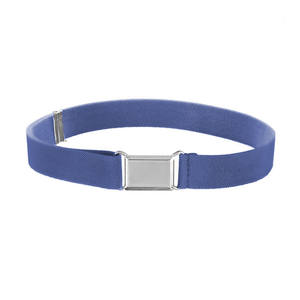 Çocuk ayarlanabilir Metal toka kolay elastik kemer erkek kızlar klasik çocuk kemerleri - Product Image 6