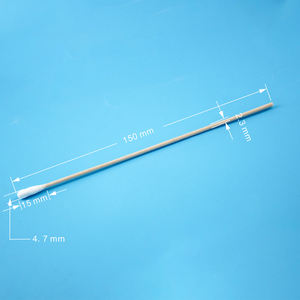 100 pièces/sac 6 pouces 4.2mm 10mm bâton de nettoyage <span class=keywords><strong>tige</strong></span> en <span class=keywords><strong>bois</strong></span> outil de nettoyage <span class=keywords><strong>coton</strong></span>-<span class=keywords><strong>tige</strong></span> écouvillons - Product Image 2