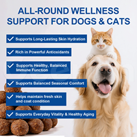 Skin Comfort Immune Soft Chews Probiotiques Saveur Poulet avec Quercétine Bromélaïne Complément Alimentaire pour Chiens pour la Santé de la Peau