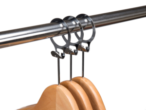 Cintres d'hôtel en bois naturel <span class=keywords><strong>antivol</strong></span> de sécurité de haute qualité de prix usine avec des clips en métal - Product Image 3