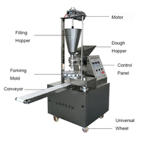 QDMECH Momo de haute qualité faisant la machine Siopao chignon farci à la vapeur Baozi faisant la machine