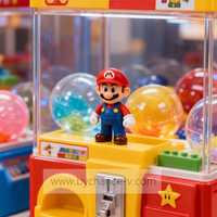   Ensemble de jouets mini figurines Mario de dessin animé, classiques et populaires, inspirés des jeux vidéo, pour le remplissage de sacs surprises et de capsules.
