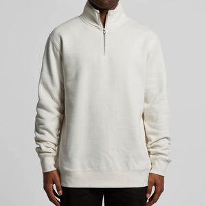 Custom Logo <strong>Quarter</strong> <strong>Zip</strong> for Men Heavy Weight 1/4 <strong>Zip</strong> up Pullover Digital Printing Solid Color Fleece Inside <strong>Jumper</strong> - Product Image 3