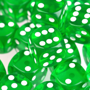 Venta al por Mayor de Fábrica: Dados Acrílicos Transparentes con Esquinas Redondeadas D6 de 16 mm para Juegos de Mesa - Product Image 3