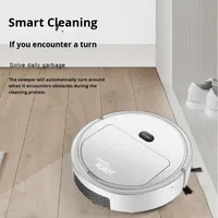 Robot de balayage intelligent à usage domestique transfrontalier USB Rechargeable aspirateur sec et humide fonction de nettoyage cadeau pour les hôtels
