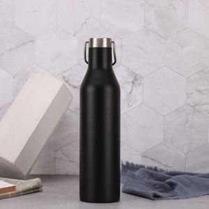 Outdoor Travel Water Bottle - Drinking Water Bottle with Hand-held Vacuum Stainless Steel Cap - Product Image 3