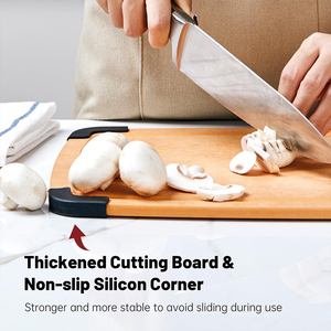 Máy rử<span class=keywords><strong>a</strong></span> chén an toàn thân thiện với môi dày thớt gỗ <span class=keywords><strong>composite</strong></span> thớt với không trượt silicon góc - Product Image 2