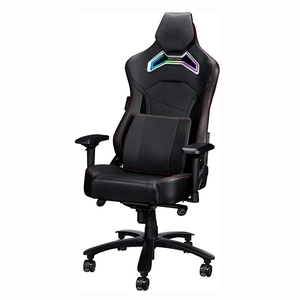 <span class=keywords><strong>Silla</strong></span> de soporte Lumbar de espuma viscoelástica Cadeira <span class=keywords><strong>Gamer</strong></span> de lujo, <span class=keywords><strong>silla</strong></span> de juego de trabajo de escritorio Rgb con respaldo reclinable Rog negro con mecanismo de rana - Product Image 3