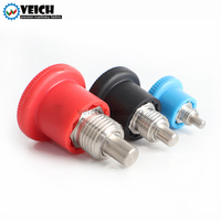M8 M10 M12 M16 Plastic Knob Indexing Plungers Fasteners with Spring Locating Dowel for Positioning Packing Type