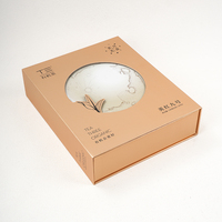 Scatola Regalo di Lusso Riutilizzabile con Chiusura Magnetica, Finestra Fustellata, Stampa a Caldo, Confezione Premium in Materiali Riciclati per Tè Biologico di Alta Gamma