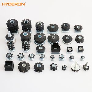 Hyderon Square Tube Connector Steel Furniture <b>Hardware</b> Support Bracket With Tray Mounting Base - Product Image 2