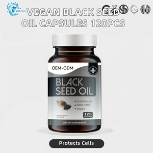 120 cápsulas de óleo de semente preta, antioxidante natural para a saúde e bem-estar de adultos, não recomendado para mulheres grávidas, suplemento. - Product Image 2