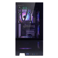 Boîtier de jeu Mid Tower personnalisé en usine, support VGA 420 mm, hauteur du refroidisseur CPU 185 mm, châssis PC ATX MATX ITX avec panneau frontal en maille