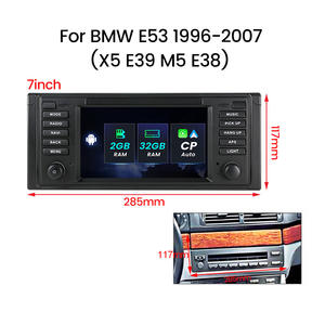 شاشة Mekede 8-Core 8 + igb IPS شاشة مشغل فيديو مركبة محمولة على BMW E53 من نوع X5 E39 M5 E38 - Product Image 3