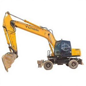 Excavatrice hydraulique sur chenilles d'occasion de haute qualité 21 tonnes HYUNDAI 210W-7 Livraison gratuite avec pompe moteur - Product Image 1
