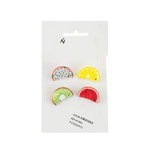 Fermaglio per capelli serie Fruit da 6,5 cm, design colorato per donne e ragazze - Product Image 1