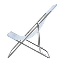 Chaise de camping en plein air Chaise à bascule pliante Chaises de plage portables en maille