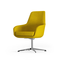 Chaise de bureau de direction moderne de luxe en tissu, certifiée BIFMA, avec siège en mousse moulée, réglable en hauteur, pour bureau à domicile
