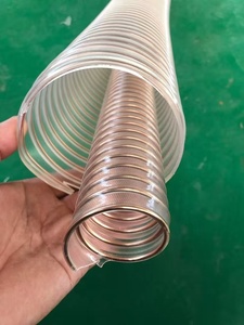 <span class=keywords><strong>Tuyau</strong></span> <span class=keywords><strong>flexible</strong></span> en acier renforcé avec paroi intérieure plate et lisse en PU pour l'<span class=keywords><strong>aspiration</strong></span> et le transport de poussière, de poudres, de copeaux de <span class=keywords><strong>bois</strong></span> - Product Image 4