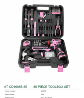 Kit d'outils électriques sans fil avec tournevis à chocs en acier inoxydable 201, garantie 1 an et mallette rigide pour usage domestique et professionnel