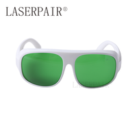 Lunettes de sécurité laser certifiées CE EN207 LASERPAIR, monture intégrale TR90, lentille en polycarbonate à 30% de transmission, échange de lentilles pour 635 nm