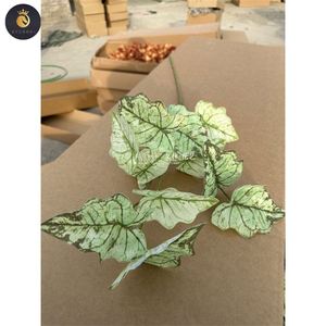 Mới cau cọ màu xanh lá cây thực vật Mori phong cách đám cưới Hoa sắp xếp trang trí đám cưới pha lê - Product Image 6