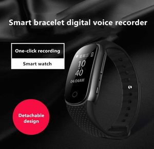 Montre intelligente avec enregistreur vocal, 30 heures d'enregistrement, portée d'enregistrement de 10 m, montre numérique à activation vocale, enregistreur vocal numérique - Product Image 3