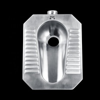 WC turc à la turque en acier inoxydable durable de haute qualité pour les immeubles de bureaux