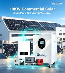 ESSLUCKY Vente en gros Système solaire photovoltaïque complet pour usage domestique 3KW 5KW 6KW 8KW 10KW avec batterie lithium-ion - Product Image 6