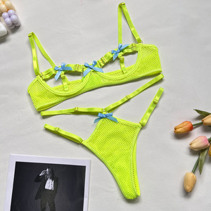 Lencería Erótica <span class=keywords><strong>de</strong></span> Mujer con Abertura en la Entrepierna y Escote en el Pecho, Diseño <span class=keywords><strong>de</strong></span> Vendaje, Ropa Interior Sexy para Mujer - Product Image 5