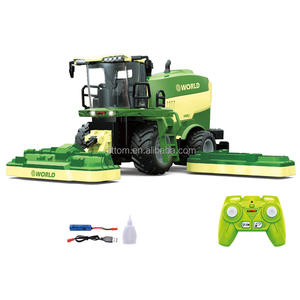 <span class=keywords><strong>Tondeuse</strong></span> autoportée télécommandée 2,4 GHz 1/24, <span class=keywords><strong>jouet</strong></span> de construction agricole 6 canaux avec pulvérisation d'eau - Product Image 1