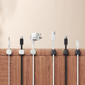 Organisateur de câbles magnétique JUXINDA pour bureau et voiture, pour organiser et ranger les câbles de charge de <span class=keywords><strong>t</strong></span>éléphone portable, sécuriser les prises - Product Image 2