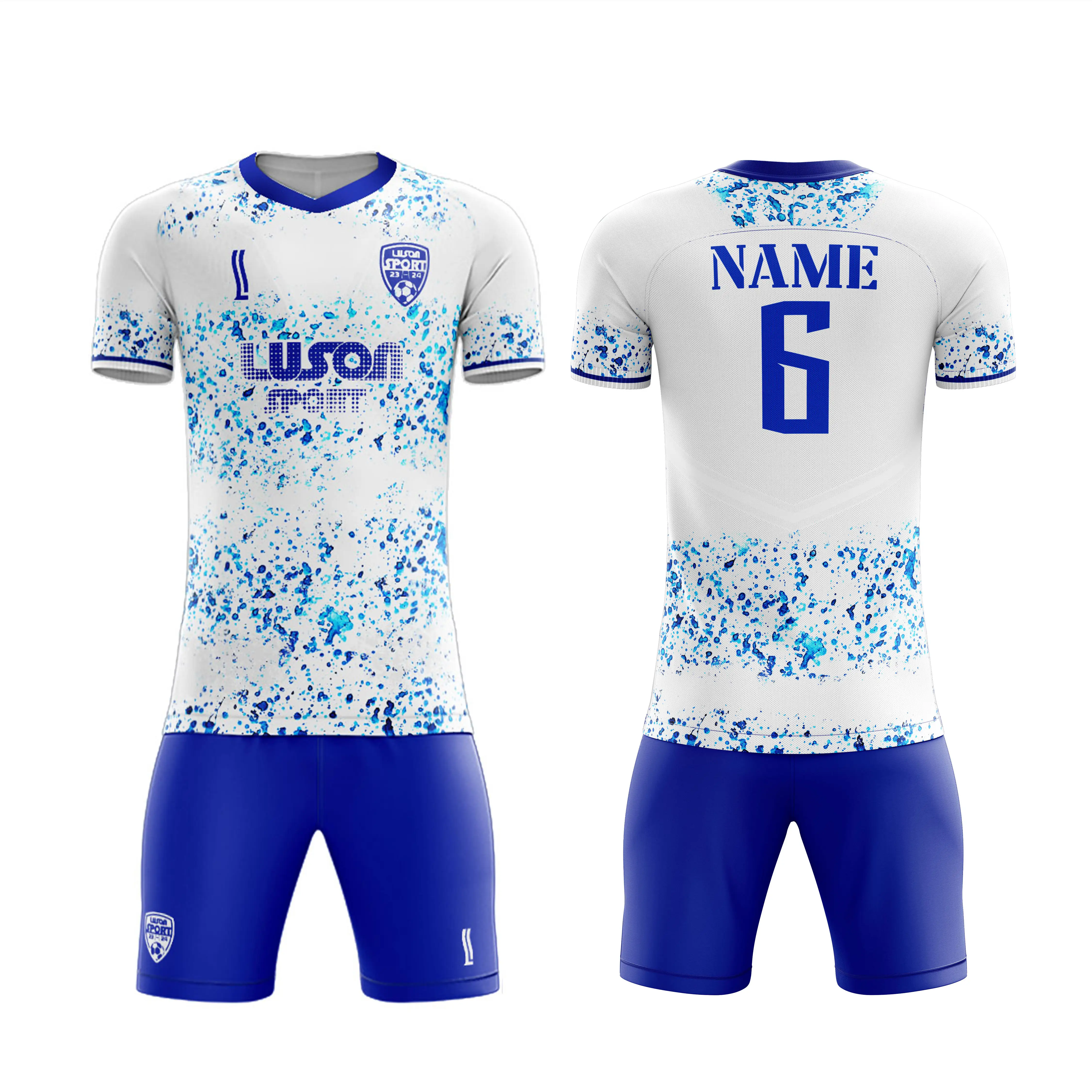 Luson Camisetas De Futbol New Mexico Model Wholesale Soccer Uniforms National Team Soccer Jersey With Best Quality