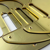 Plaque de protection décorative en celluloid durable à surface miroir pour guitare électrique TL – Pièces d'instrument