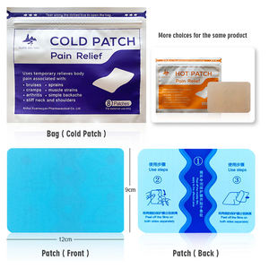 Pabrik Cina Grosir OEM/ODM Plester Herbal Menthol Pereda Nyeri Plester Tubuh Sekali Pakai Terapi Dingin & Panas <span class=keywords><strong>Transdermal</strong></span> - Product Image 1