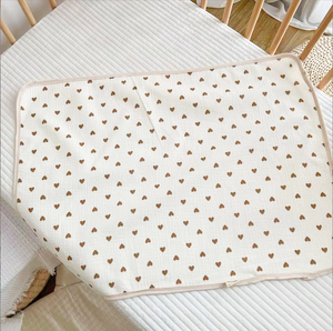 Vente en gros de matelas à langer en coton bambou imprimé <span class=keywords><strong>ourson</strong></span> imperméable taille personnalisée matelas à langer pour bébé - Product Image 3