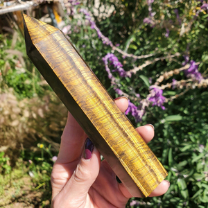 Tour de cristal de quartz œil de tigre jaune en gros pour la guérison spirituelle, le Feng Shui et les styles traditionnels - Product Image 6