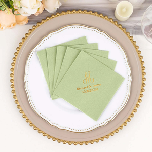 Serviettes de table en papier Airlaid avec pochette pour couverts imprimée, style Airland, carrées, 4 plis - Product Image 5