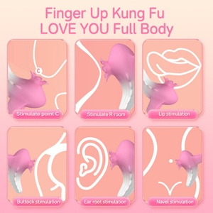 Mini Vibrador de Clítoris Rosa, Estimulador de Clítoris y Pecho para Mujeres, Vibrador de Dedo con Degradado Rosa para Orgasmos - Product Image 4