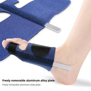 Séparateur d'orteils réglable pour hallux valgus, correcteur de bunion, attelle orthopédique de nuit avec support en alliage d'aluminium intégré - Product Image 4