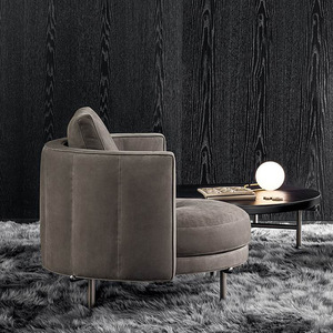 Sillón Minimalista Italiano, Sillón Puff de Estructura Suave, Muebles para Sala de Estar, Sillón Club, Sillón con Brazos - Product Image 4