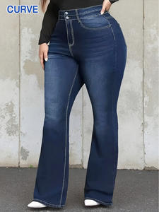 2025 New Arrival Women's <strong>Fashion</strong> Casual Loose Straight High Waist Light Wash Denim Jeans Summer Autumn Simple - Product Image 4