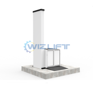 Ascenseur vertical hydraulique personnalisé pour villa, extérieur, pour personnes handicapées - Product Image 6