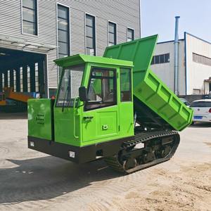 Ventes directes d'usine Petit camion à benne basculante sur chenilles entièrement hydraulique 500kg 800kg 1 tonne Construction Farm Manor Mini Dumpers - Product Image 1