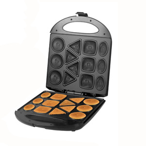 Máquina para hacer donuts, máquina eléctrica multifuncional de 16 orificios para hornear donuts, galletas, nueces, sándwiches, pasteles redondos, uso en panadería - Product Image 1