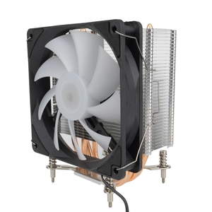ZeroMaster Nuevo Enfriador de CPU ARGB con 4 Tubos de Calor, Radiador de Refrigeración por Aire y Agua para Computadoras de Gamers, con Disipador de Calor de Cobre para PC, 4 Pines - Product Image 1