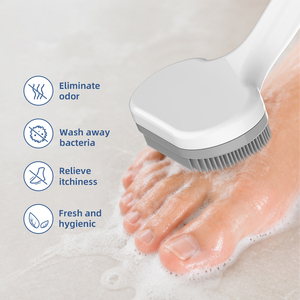 Brosse exfoliante pour les pieds en silicone facile à nettoyer, détachable, adaptée aux femmes enceintes et aux personnes âgées - Product Image 1