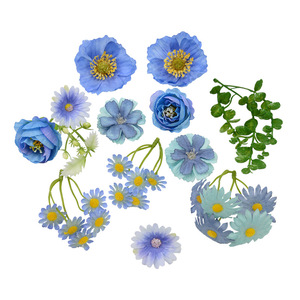 Kit de matériaux pour fleurs artificielles Dongchen Crafts, style J, fleurs en soie, coquelicots, décorations murales pour mariage - Product Image 5