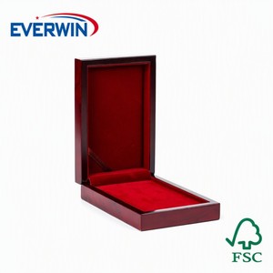 Boîte en bois de luxe sur mesure EVERWIN pour médailles, badges, pièces de monnaie, emballage cadeau, impression laser UV, logo. - Product Image 1